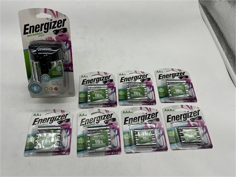 (NEW) ENERGIZER RECHARGE PRO W/AA & AAA BATTERIES