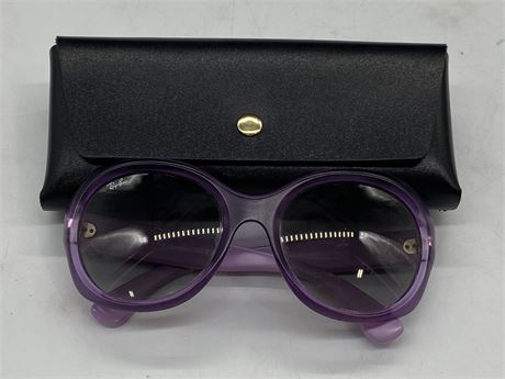 Urban Auctions - PURPLE RAYBAN SUNGLASSES - RB4191