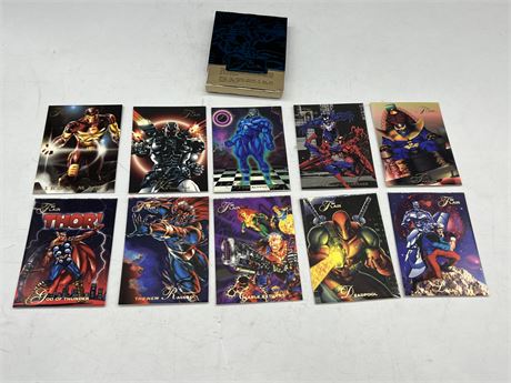 (10) 1994 MARVEL FLAIR CARDS W/BOX
