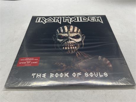 SEALED - IRON MAIDEN - THE BOOK OF SOULS 3LP