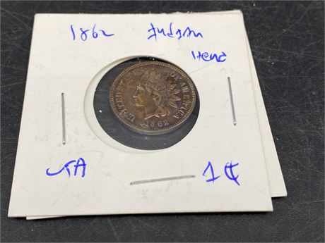 1862 UNITED STATES PENNY
