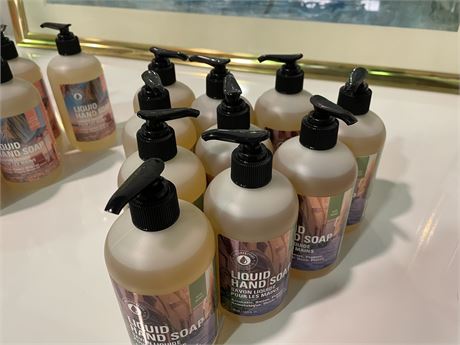 (LOCALLY MADE) HAND SOAP 10 BOTTLES OF BASIL QUALITY INCREDIENTS