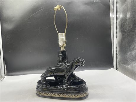 1950’S BLACK PANTHER LAMP (17”)