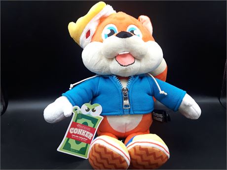 RARE - CONKERS BAD FUR DAY - TALKING STUFFIE