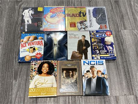 11 DVD BOX SETS (Top 4 are sealed)