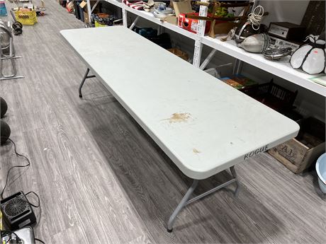 EXTRA LONG FOLD UP TABLE (8ft long)