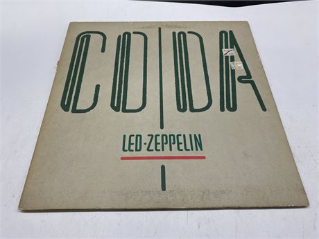 LED ZEPPELIN - CODA - EXCELLENT (E)