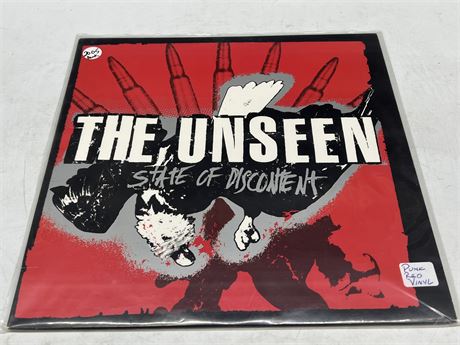 2005 THE UNSEEN - STATE OF DISCONTENT - NEAR MINT (NM)