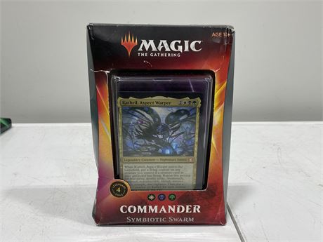 SEALED MAGIC COMMANDER SYMBIOTIC SWARM CARD BOX