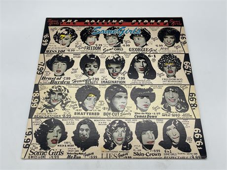 THE ROLLING STONES - SOME GIRLS W/ BANNED COVER - VG+