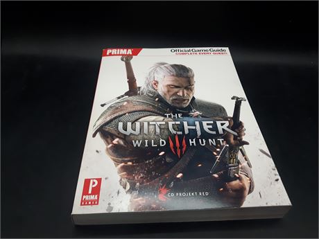 THE WITCHER GUIDE BOOK - MINT CONDITION