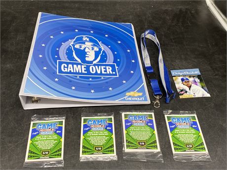 4 SEALED DODGERS CARDS PACKS & COLLECTABLES