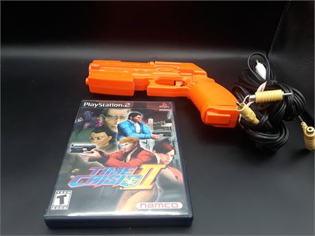 TIME CRISIS 2 WITH GUN - VERY GOOD CONDITION - PS2