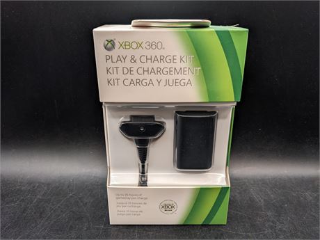 SEALED - PLAY N CHARGE BATTERY PACK - XBOX 360