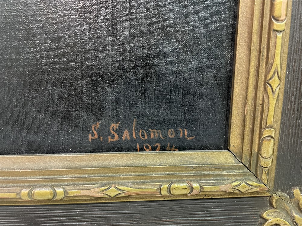 Urban Auctions - S.SALOMON 1924 ORIGINAL PAINTING