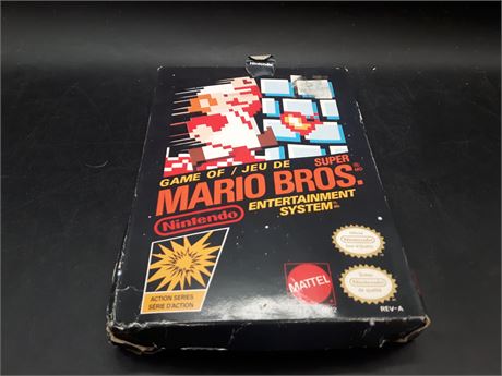 SUPER MARIO BROS - WITH BOX / DUST COVER - NINTENDO