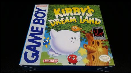 KIRBY'S DREAMLAND (GAMEBOY) COMPLETE WITH BOX & INST