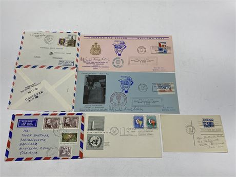 EXPO 67’ AND OTHER FIRST DAY COVERS + MISC.