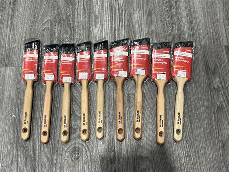 10 NEW GENERAL PAINT BRUSHES (50MM + 38MM)