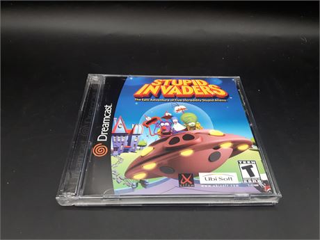STUPID INVADERS - CIB - EXCELLENT CONDITION - DREAMCAST
