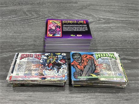 TRADING CARDS — 1993 MARVEL MASTERPIECES / 1993 DEATHWATCH 2000 (BOTH COMPLETE)
