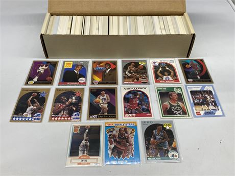 ~800 MISC NBA CARDS MOSTLY FROM 1990s (Includes stars & rookies)