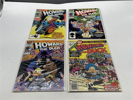 HOWARD THE DUCK ANNUAL #1 & 3 PART SERIES