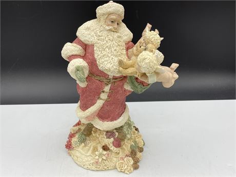 THE LEGEND OF SANTA CLAUSE UNITED DESIGN “VICTORIAN SANTA W/TEDDY” NUMBERED -10”