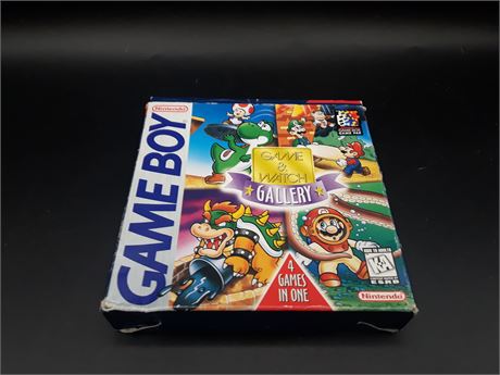 GAME & WATCH GALLERY - VERY GOOD CONDITION - GAMEBOY