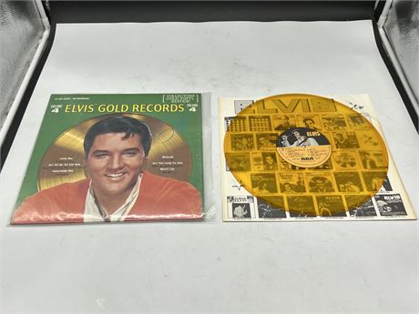 ELVIS GOLDEN RECORDS VOL 4 - COLLECTORS GOLD VINYL - MINT (M)