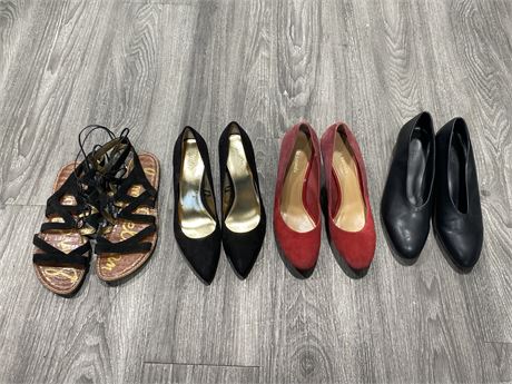 LOT OF WOMANS SHOES - ASSORTED BRANDS - ALL SIZE 8