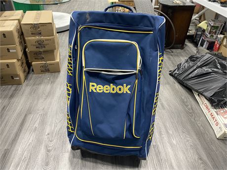 REEBOK HOCKEY WITH EQUIPMENT (3ft tall x 20.5” wide)