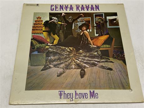 RARE SEALED OLD STOCK - GENYA RAVAN - THEY LOVE ME - PSYCH POP