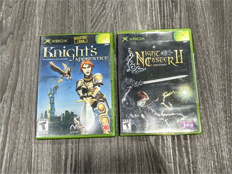 2 XBOX GAMES - EXCELLENT CONDITION W/ INSTRUCTIONS
