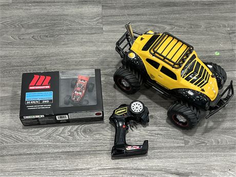 BUMBLEBEE TRANSFORMERS RC CAR & NEW IN BOX MOTOMASTER RC
