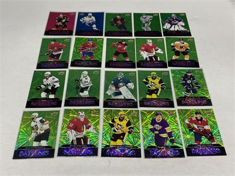 (20) 2021 UPPER DECK DAZZLERS CARDS