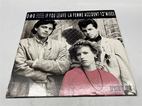 RARE ORCHESTRAL MANOEUVRES IN THE DARK - IF YOU LEAVE PROMO - NEAR MINT (NM)