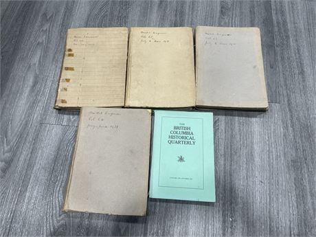 4 1930-32 MODEL ENGINEER BOUND MAGAZINES + 1958 MINING BOOK