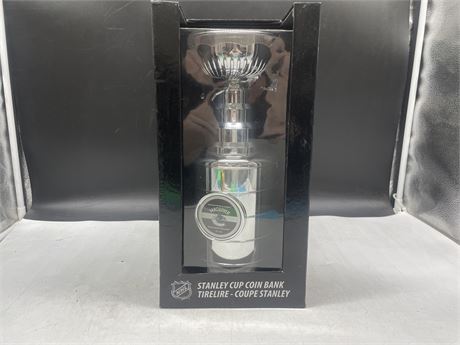 IN BOX STANLEY CUP COIN BANK