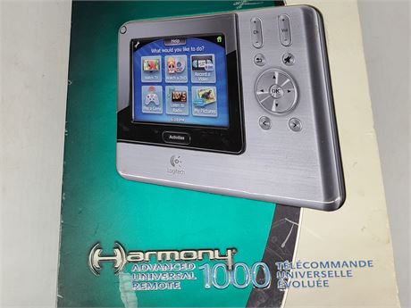 HARMONY 1000 HIGH END PROGRAMMABLE REMOTE CONTROL