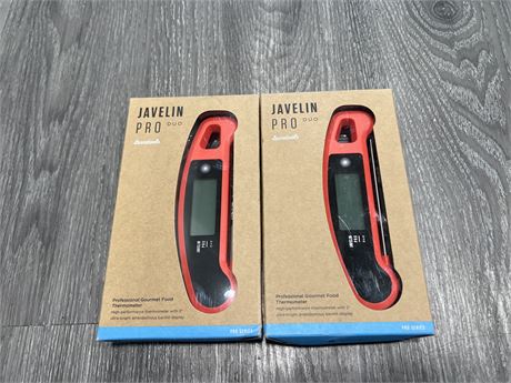 2 NEW JAVELIN PRO GOURMET FOOD THERMOMETERS