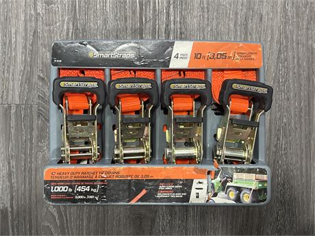 NEW PACK OF 4 TIE DOWNS