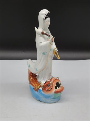 CHINESE LUCKY STATUE (10.5"Tall)