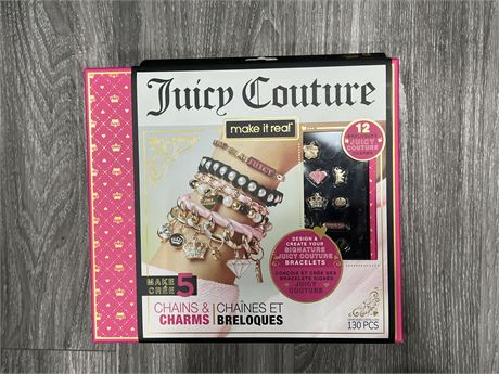 NEW JUICY COUTURE MAKE IT REAL BRACELET SET