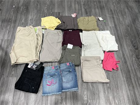 16PCS OF ASSORTED NEW CLOTHING