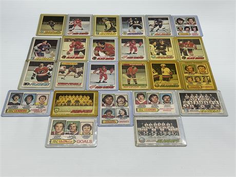 (25) 1976-77 OPC HOCKEY CARDS
