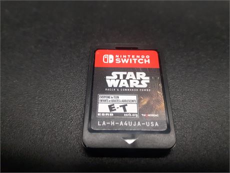 STAR WARS RACER & COMMANDO - EXCELLENT CONDITION - SWITCH