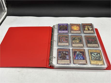 BINDER OF 1ST EDITION YU-GI-OH CARDS, MAGIC CARDS & POKÉMON CARDS