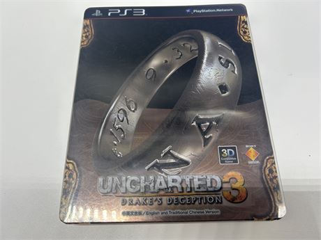 UNCHARTED 3 PS3 COLLECTORS EDITION