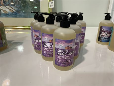 (LOCALLY MADE) HAND SOAP 10 BOTTLES OF LAVENDER QUALITY INGREDIENTS